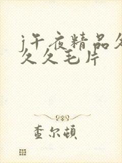 j午夜精品久久久久毛片封面