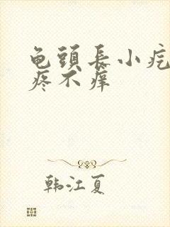 龟头长小疙瘩不疼不痒