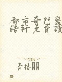 都市奇门医圣叶皓轩免费读全文封面