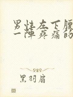 男性左下腹一阵一阵疼痛的原因