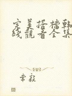 完美搭档韩剧在线观看全集免费播放