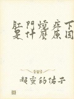 肛门烧疼下坠感是什么原因