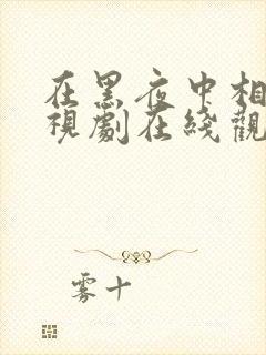 在黑夜中相拥电视剧在线观看