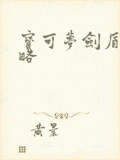 宝可梦剑盾 攻略