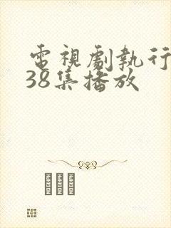 电视剧执行法官38集播放