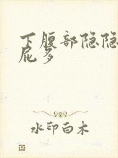 下腹部隐隐作痛屁多