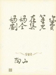 妈妈在等你电视剧全集免费观看完整版