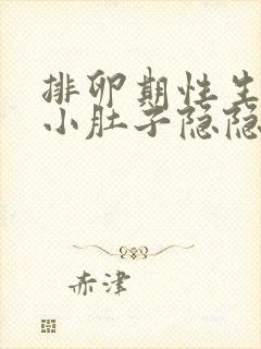 排卵期性生活后小肚子隐隐疼怎么回事