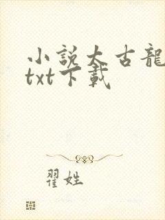小说太古龙象诀txt下载