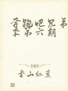 奔跑吧兄弟第七季第六期封面