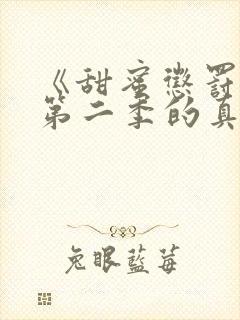 《甜蜜惩罚2》第二季的真人版