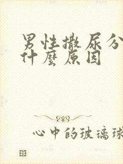 男性撒尿分叉是什么原因