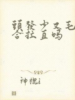 头发少又毛躁适合拉直吗