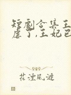 短剧合集王爷别虐了,王妃已改嫁封面