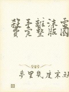 杀手离沫电影免费完整版国语