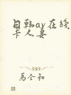 日韩av在线不卡人妻