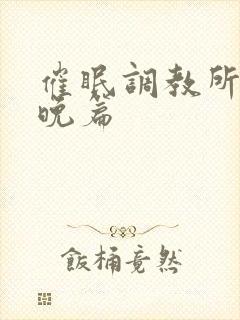 催眠调教所南晚晚篇