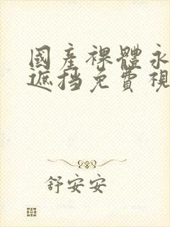 国产裸体永久无遮挡免费视频网站