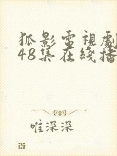 狐影电视剧全集48集在线播放免费封面