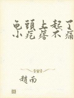 龟头上起了一个小疙瘩不痛不痒