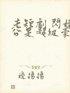 老短剧 闪婚老公是超级豪门