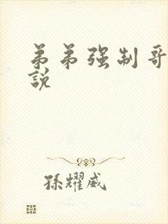 弟弟强制哥哥小说