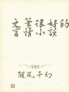 文笔很好的现代言情小说