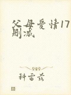 父母爱情17集删减封面