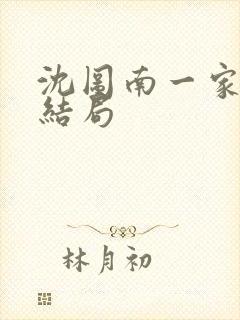 沈图南一家最后结局封面