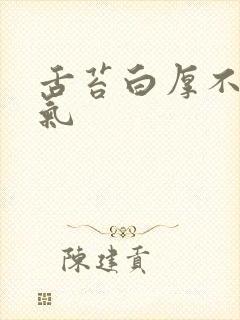 舌苔白厚不是湿气