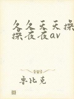 久久天天操狠狠操夜夜av