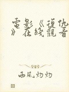 电影《复仇小队》在线观看封面