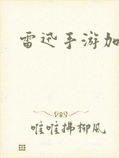 雷迅手游加速器