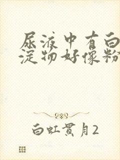 尿液中有白色沉淀物好像粉末一样