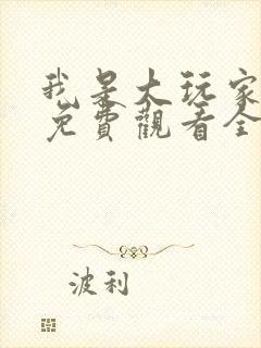 我是大玩家动漫免费观看全集