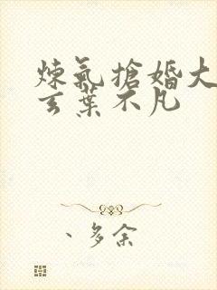 炼气抢婚大帝李玄叶不凡封面