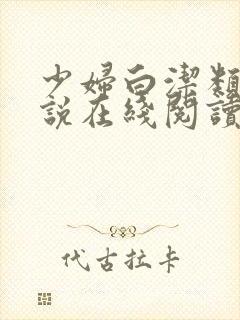 少妇白洁类似小说在线阅读