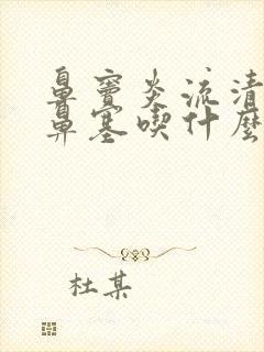 鼻窦炎流清鼻涕鼻塞吃什么药效果好