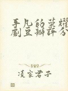 平凡的荣耀电视剧豆瓣评分