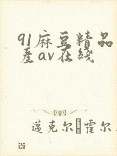 91麻豆精品国产av在线