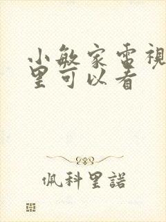 小敏家电视剧哪里可以看