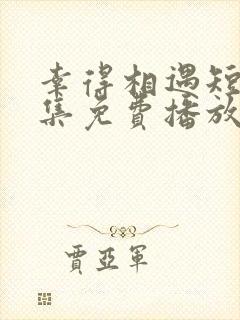 幸得相遇短剧全集免费播放在线观看