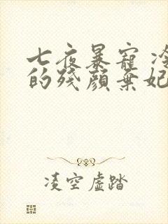 七夜暴宠 冷王的残颜弃妃