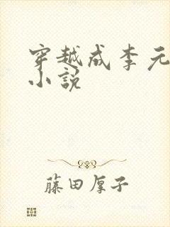 穿越成李元霸的小说