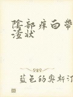 阴部痒白带豆腐渣状