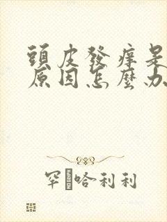 头皮发痒是什么原因怎么办