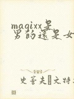 magixx是男的还是女的