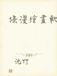 条漫绘画软件封面