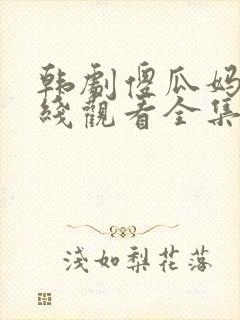 韩剧傻瓜妈妈在线观看全集免费