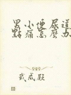 男小便尿道口有点痛怎么办封面